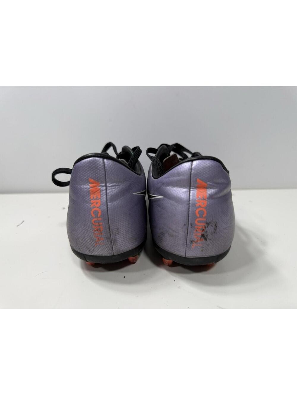 Nike Mercurial Victory Youth Soccer Cleats Black Purple (651642-580) Size 2.5Y - Picture 3 of 6